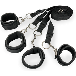 Attaches de lit BDSM poignets et chevilles Four Corners