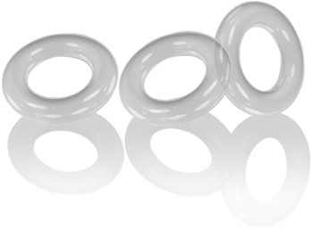 Willy Rings - 3-pack Stretchy Cockrings - Clear
