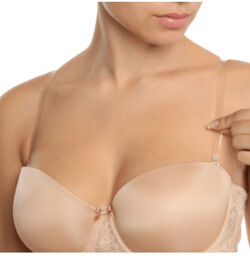 Jarretelles soutien-gorge transparent 15 mm