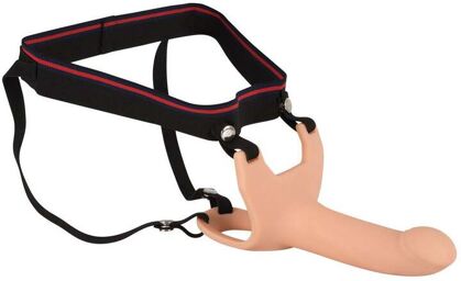 Gode Ceinture & Gaine à Pénis Silicone Medium Beige