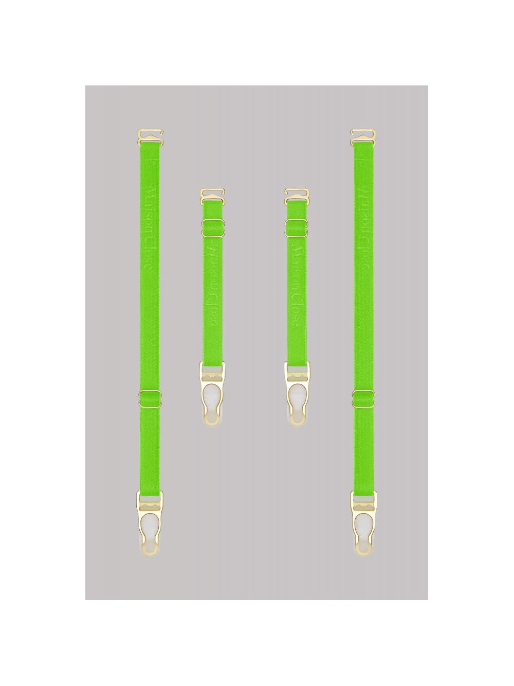 Jarretelles Signature Vert Fluo