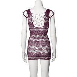 Lilya Mini Robe Bordeaux