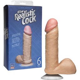 Gode Ventouse Vac-u-Lock The Realistic Cock 18 cm