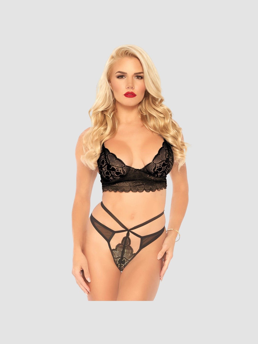 Ensemble 2 pièces XOXO noir M/L
