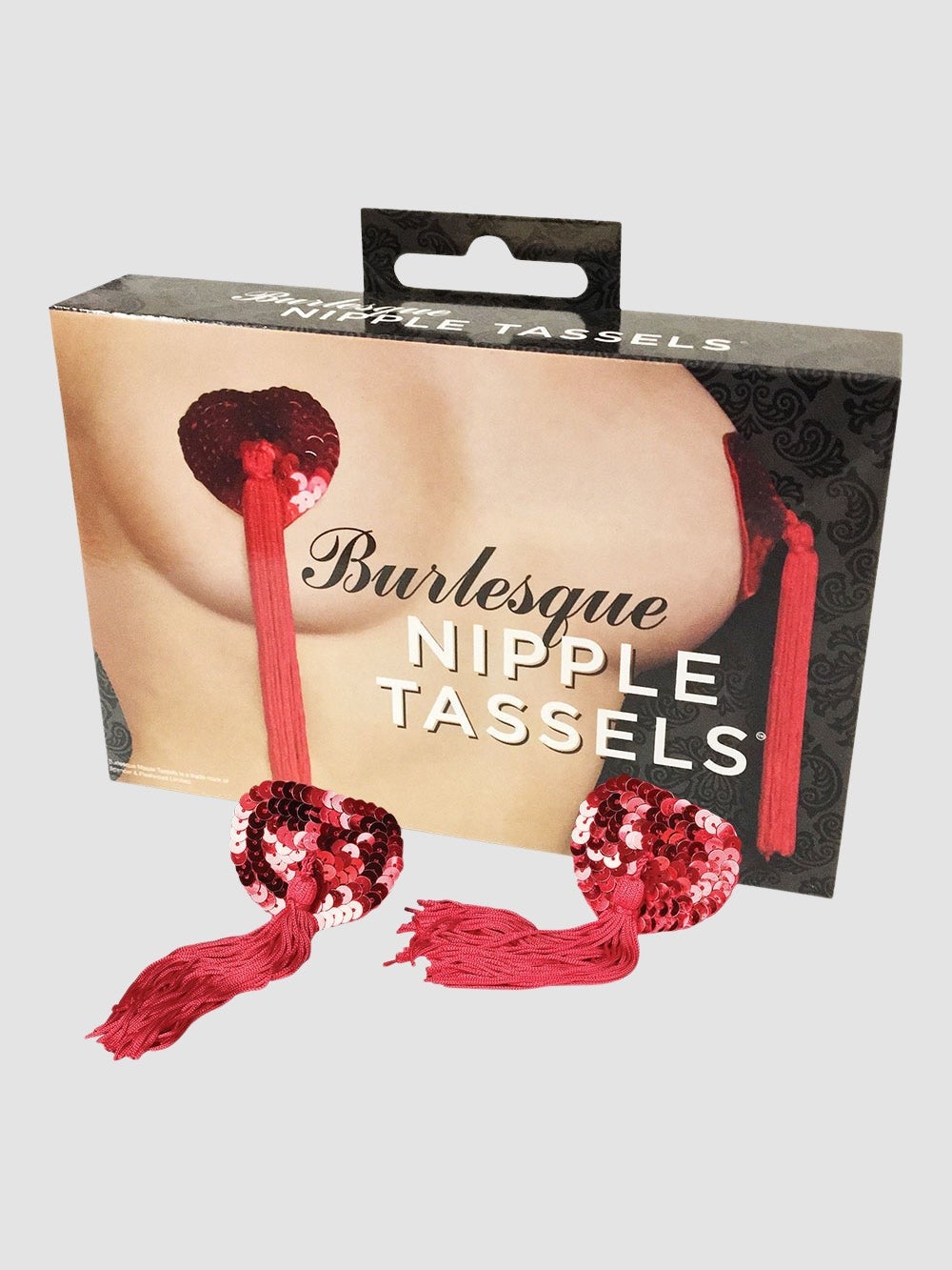 Caches-Tétons Sequins Rouge Burlesque