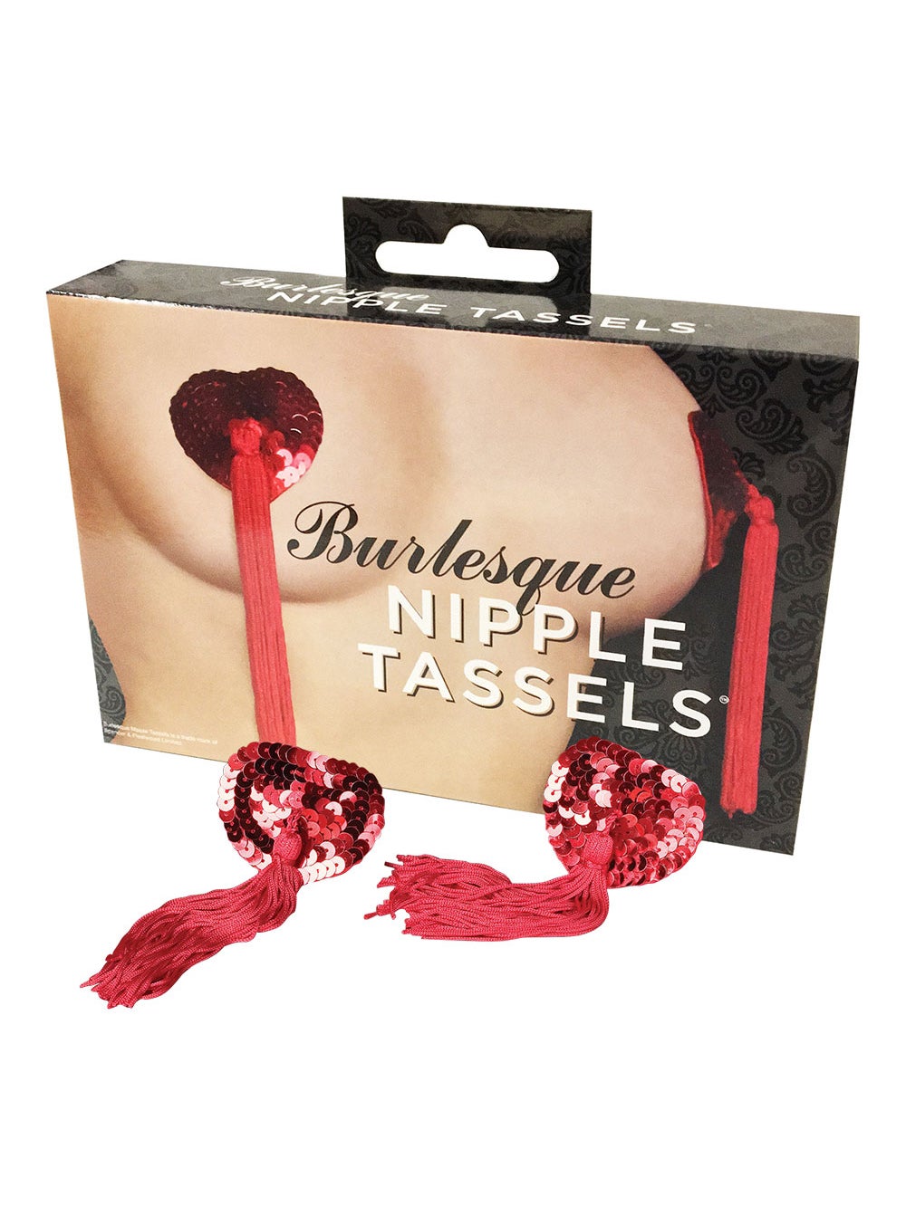 Caches-Tétons Sequins Rouge Burlesque