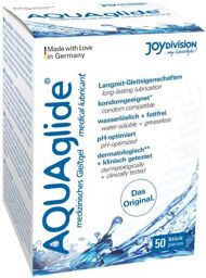 Lubrifiant Eau AQUAglide 50 Dosettes 3ml