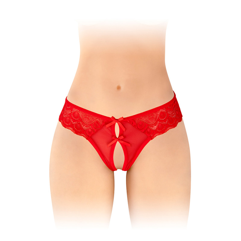 String ouvert Alicia rouge