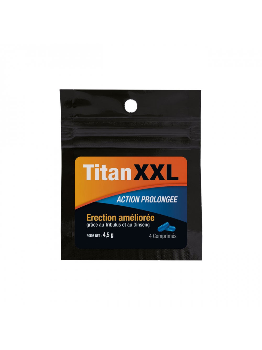 Aphrodisiaque Titan XXL 4 comprimés