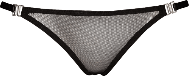 F119 Culotte avec élément en tulle Noir