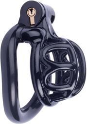 Cage de chasteté courte Lyfy 4 x 3.3cm Noire