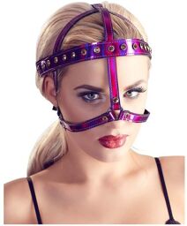 Harnais de Tête Rose Métallique Rose
