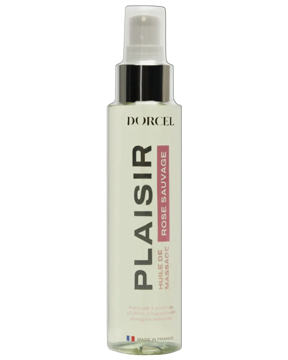 Huile de Massage Plaisir Rose Sauvage Plaisir