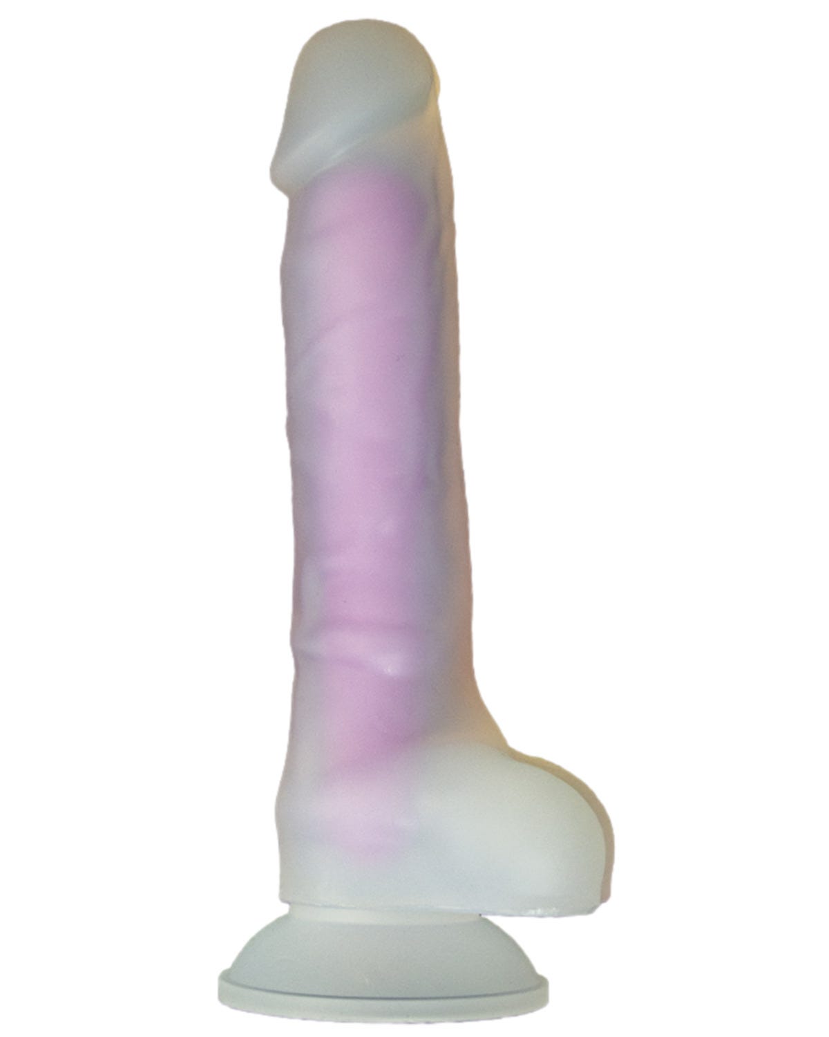 DILDO ANDY VIOLET PHOSPH SMALL