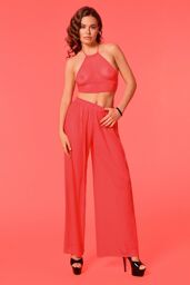 Pantalon Résille Tango Corail Corail