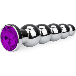 Bijou anal rosebud chapelet - 7 coloris