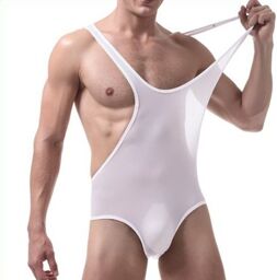 Body Singlet Fin Blanc