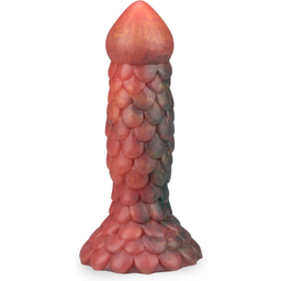 Gode godemichet ventouse dragon à écailles 19,0cm gode vaginal ou anal homme ou femme - Multicolore