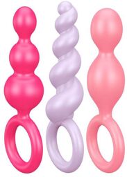 Kit 3 Plugs Anal Booty Call Colored
