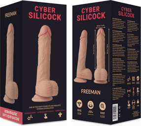 Gode Réaliste Silicone 20 cm - FREEMAN