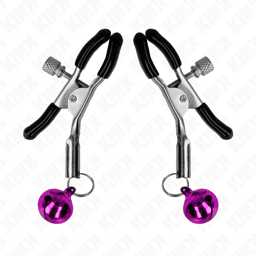 pince à tétons simple cloche violet 6 cm