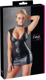 Robe noire brillante Noir