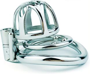 Cage de chasteté en métal Trig Cage 4 x 3.5cm