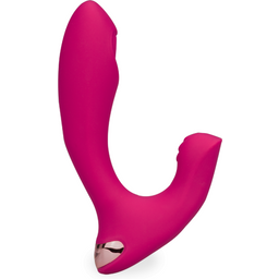 Vibromasseur anal Stimulateur de prostate vibrant et percuteur Guardian Angel - Fuchsia