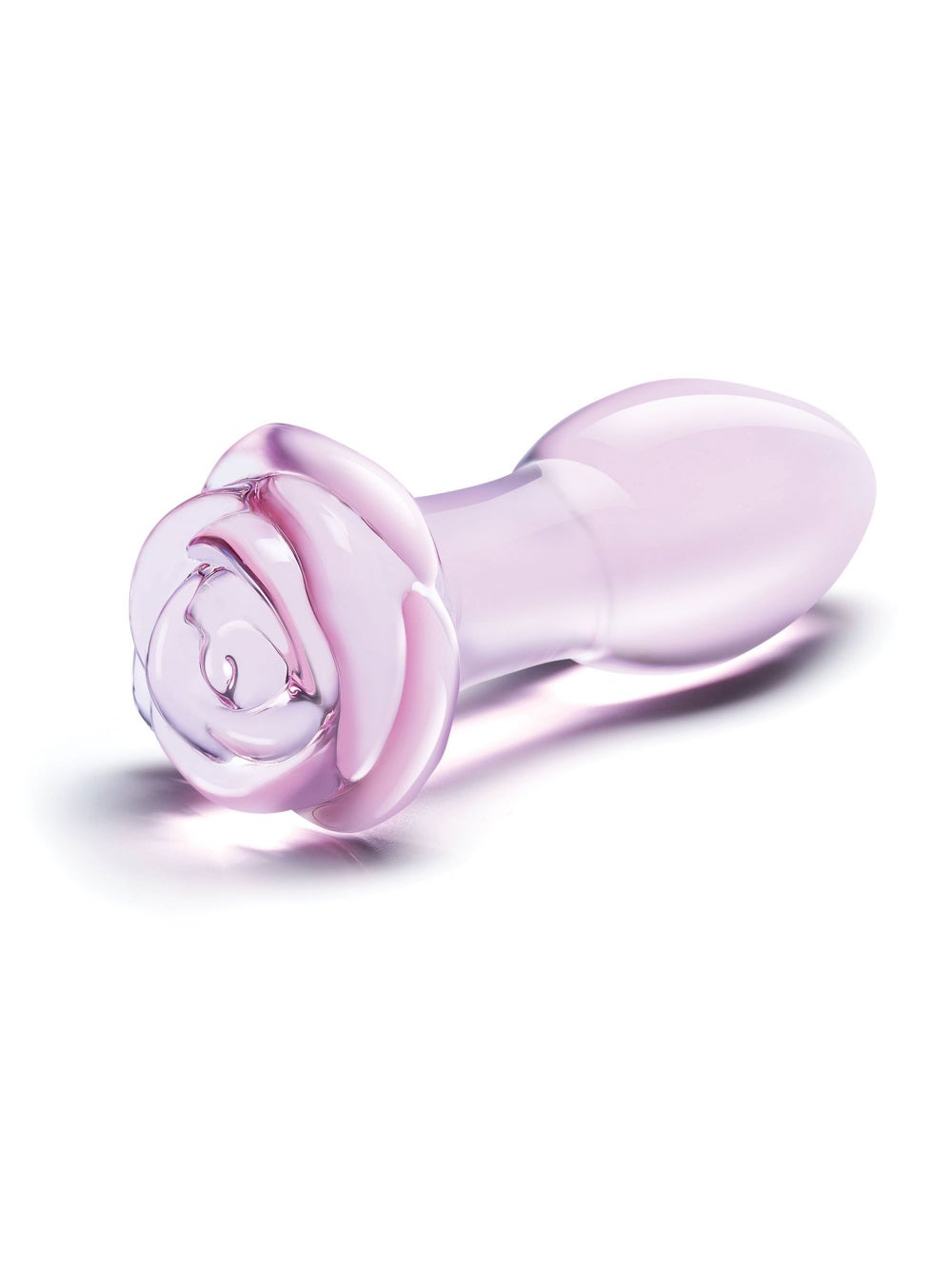 Plug Anal en Verre Rosebud