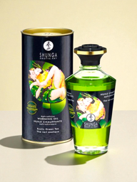 Huile chauffante bio thé vert comestible 100ml