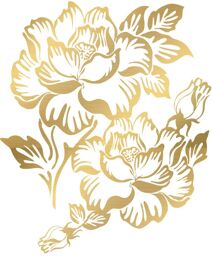 Tatouage éphémère - Effet or Doré