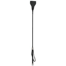 Fouet noir en cuir