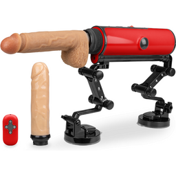 Fucking love machine avec godes chauffant et vibrant - Machine sexuelle à pénétrer - Gode Automatique