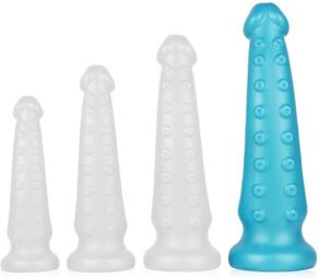 Gode Tentakel XL 30 x 7.5cm Bleu