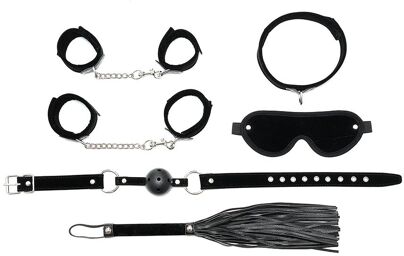 Kit 6 pièces bondage me noir