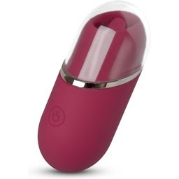 EasyToys - Stimulateur langue avec capuchon de protection - Pourpre