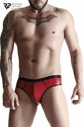 Slip rouge wetlook Rouge