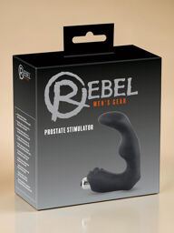 Vibromasseur prostatique en silicone doux avec vibro-bullet amovible