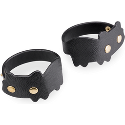 Bracelets de poignets BDSM en similicuir chat