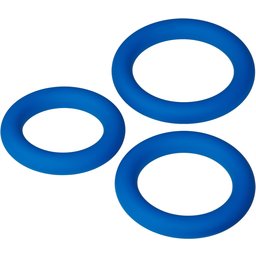 Ensemble d'Anneaux Péniens Bleus Extra Épais