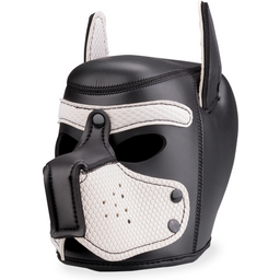 Cagoule de chien en néoprène museau coloré Puppy Play Kinky