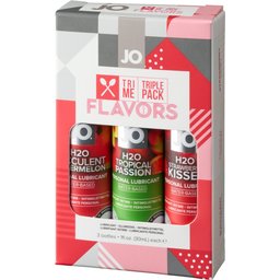 Tri Me Set de Lubrifiants à Base d'Eau Parfumés 3 x 30 ml