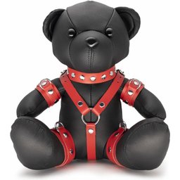 EDDY L'ours BDSM - Noir/Rouge
