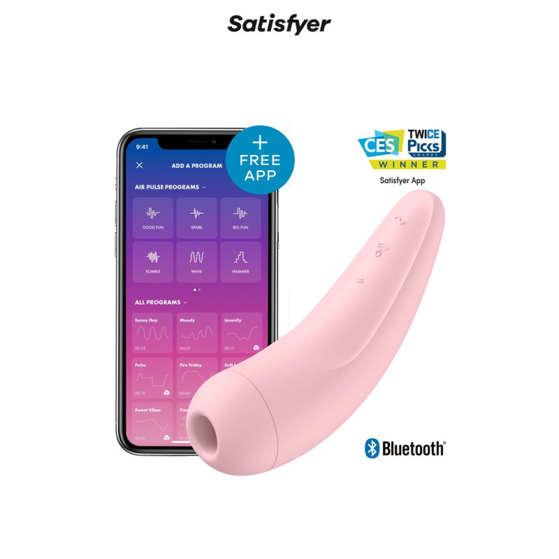 Stimulateur connecté Curvy 2+ rose