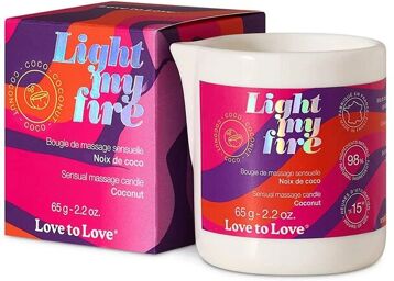 Light My Fire Bougie de Massage - Noix de Coco - 65G