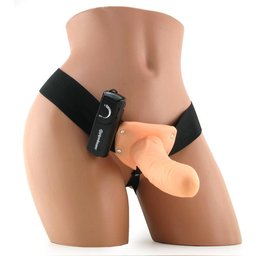 Pipedream - Strap-on creux - Beige/Noir