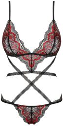 Megies Body black Noir et rouge