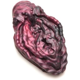 - Xeno Pussy Vulva Broyeur en Silicone - Rouge & Noir