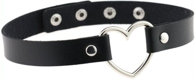 Ras de cou HEART LISH Noir