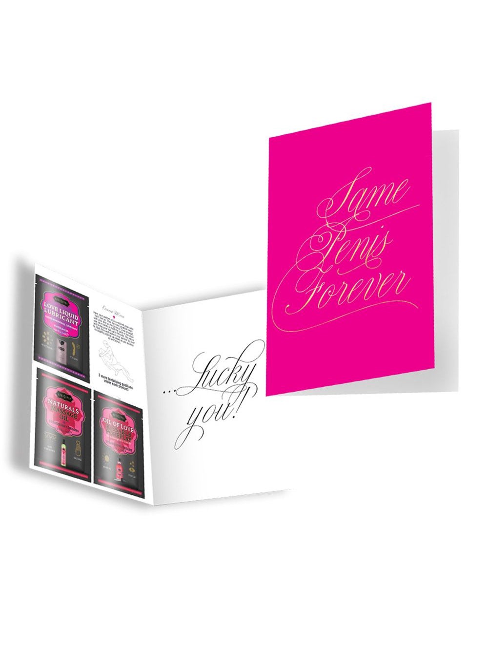 Carte de Voeux Naughty Notes Same Penis Forever